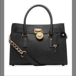 Michael Kors Hampton Medium lock and key purse
